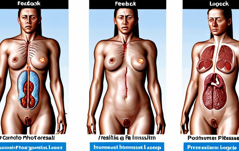 Homeostasis & Feedback Loops**
A detailed diagram illustrating human body homeostasis with various feedback loops (both negative and positive). Include examples like temperature regulation (sweating, shivering) and blood sugar control (insulin release). Use labels and arrows to clearly show the processes. The diagram should highlight the body's ability to maintain a stable internal environment despite external changes.
**